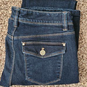 White House Black Market Dark Wash Boot Cut Jeans 4R